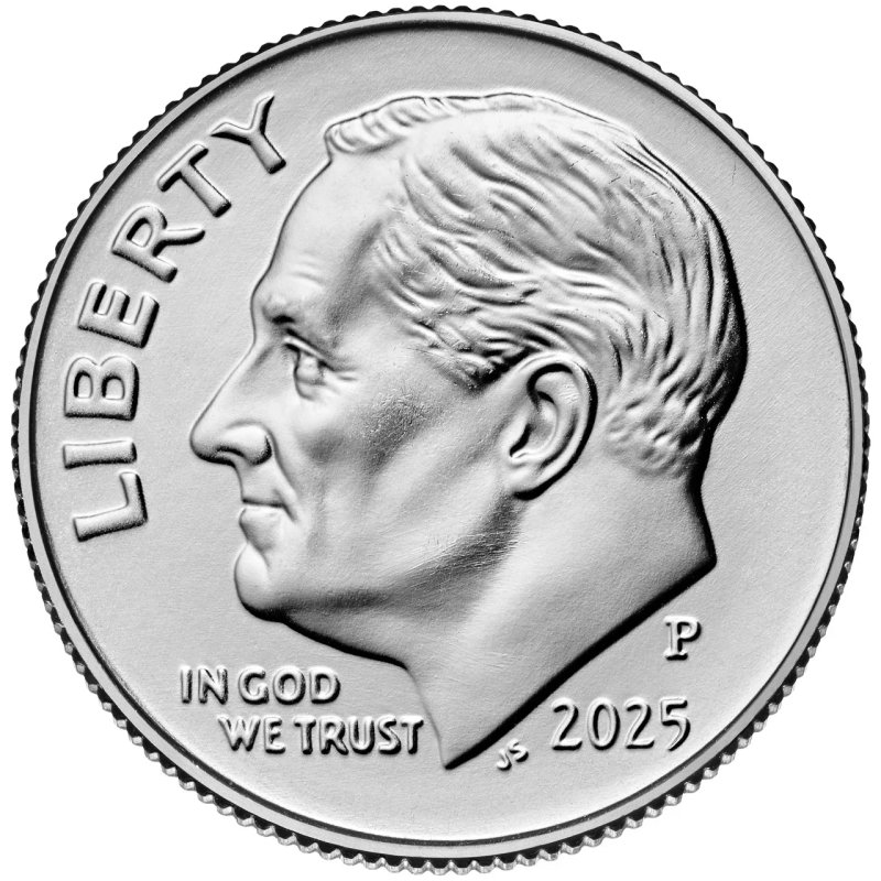 Roosevelt Dime coin image